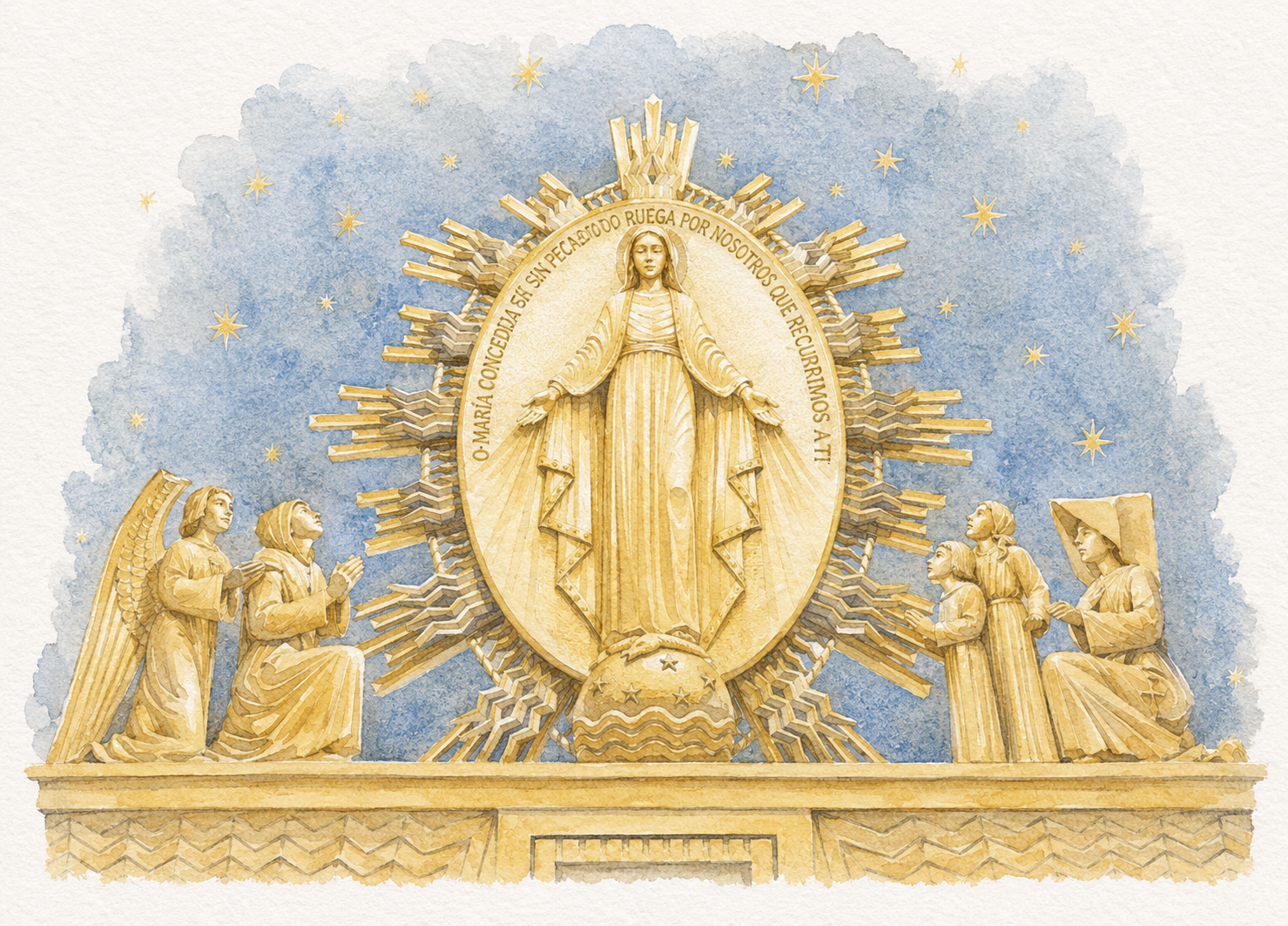 historia de la medalla milagrosa de la virgen de los rayos
