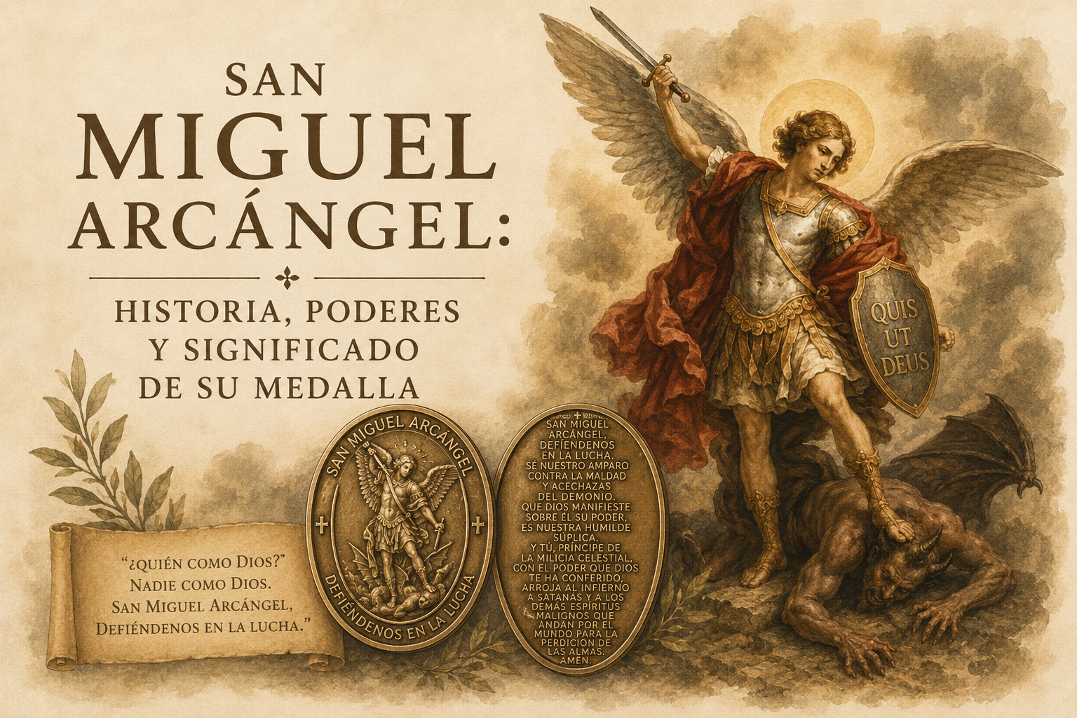 San Miguel Arcángel: historia y significado de su medalla