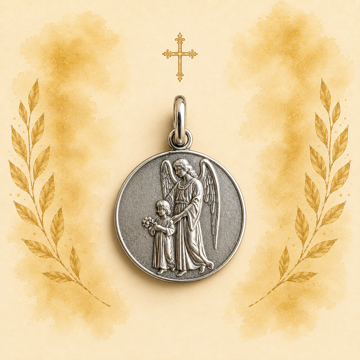 Colección medallas del ángel de la guarda
