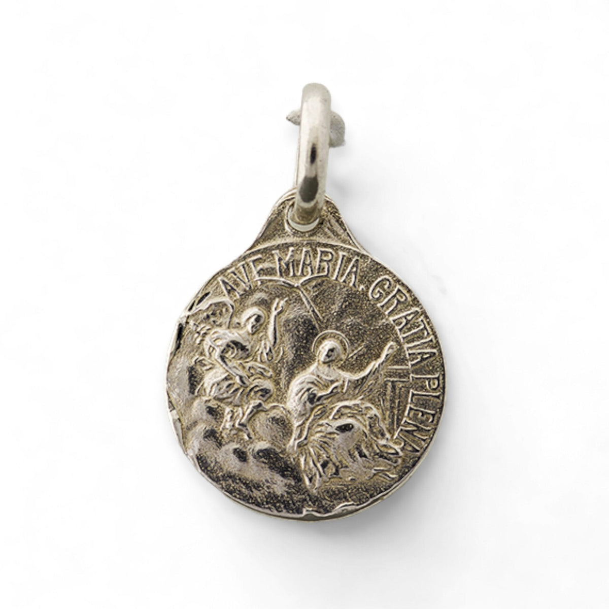 Medalla del Ave María en plata