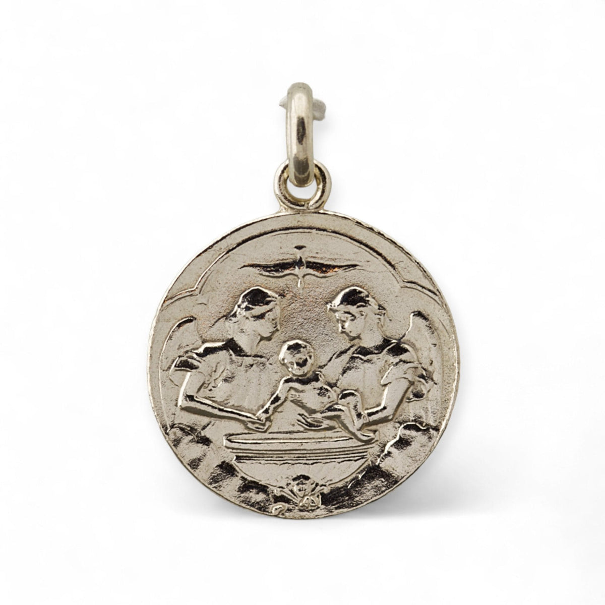 Medalla de Bautizo en plata