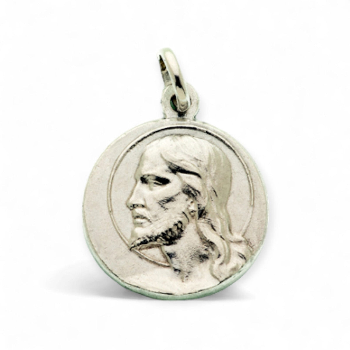 Medalla de Cristo Redentor en plata
