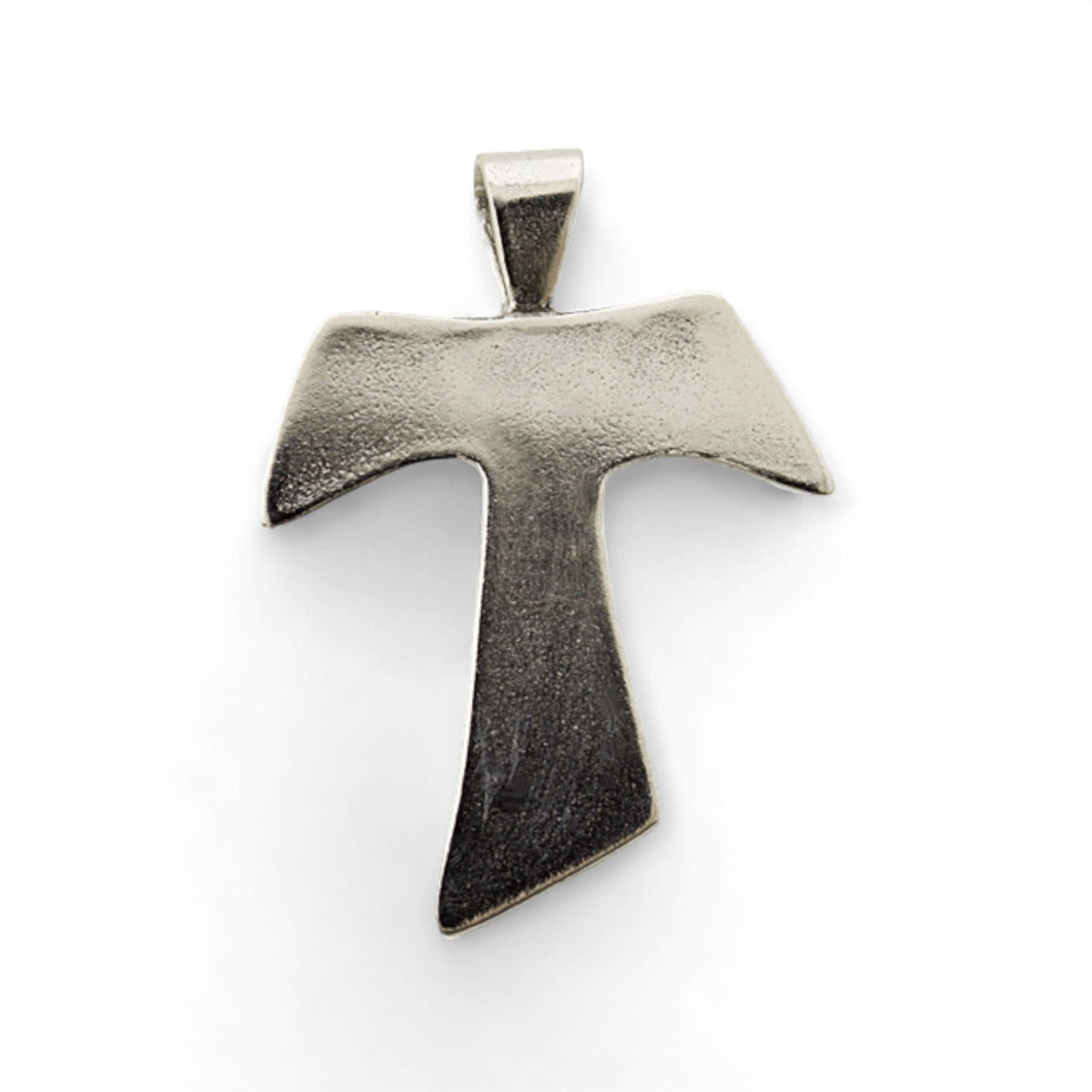 Cruz de Tau en plata - detalle