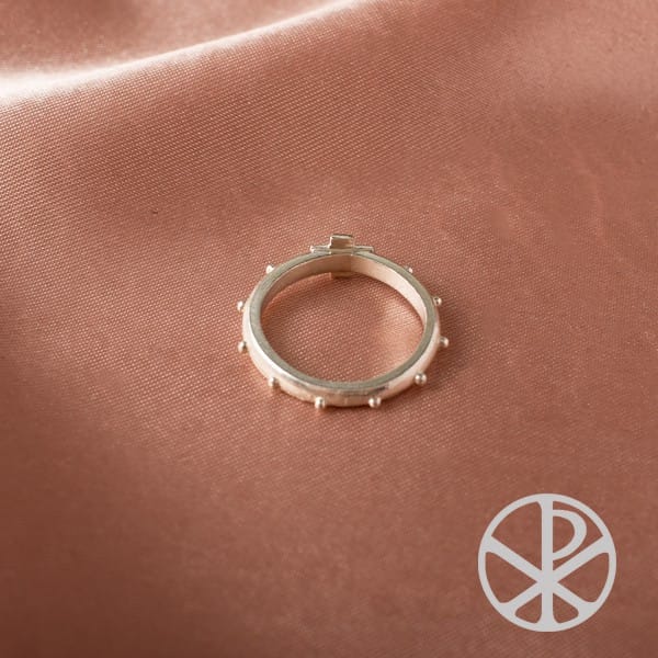 Anillo Denario con puntitos