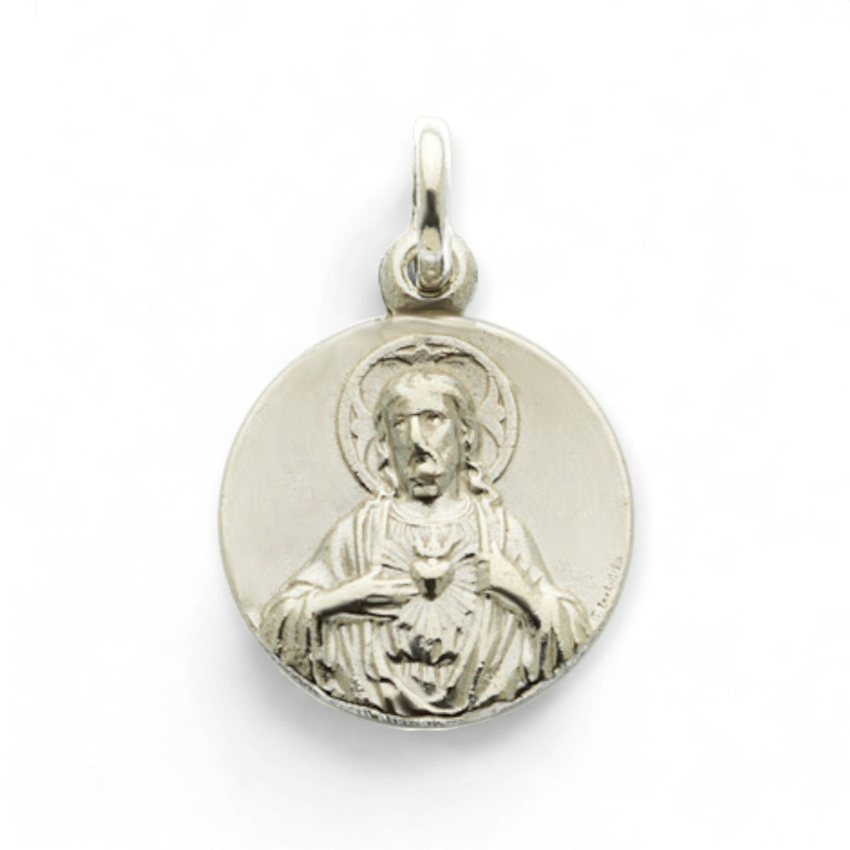 Medalla Escapulario de Santa Margarita en plata