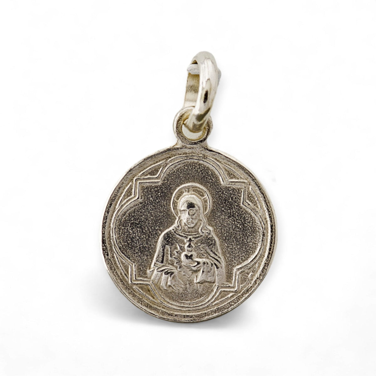 Medalla Escapulario en plata - 18mm