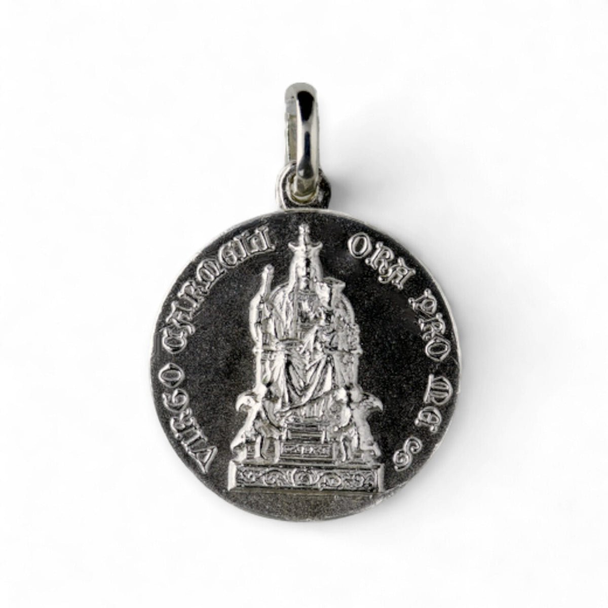 Medalla Escapulario en plata - 19mm