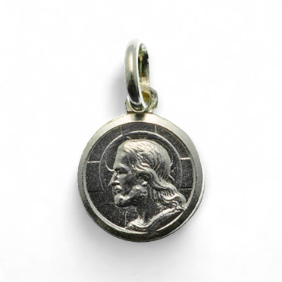 Medalla de Cristo Redentor en plata