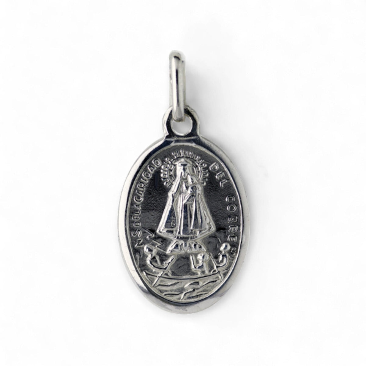 Medalla de Nuestra Señora de la Caridad del Cobre en plata