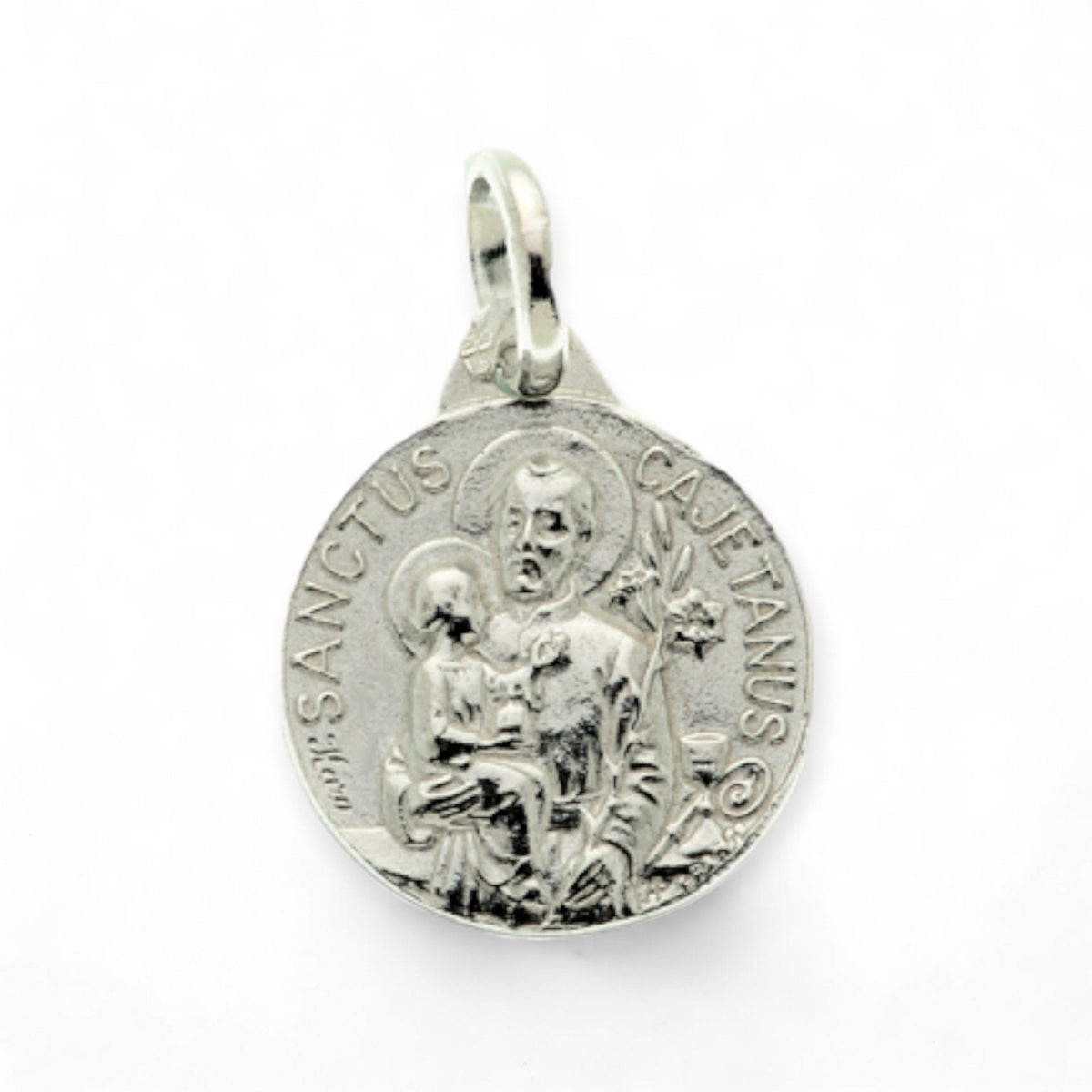 Medalla de San Cayetano en plata
