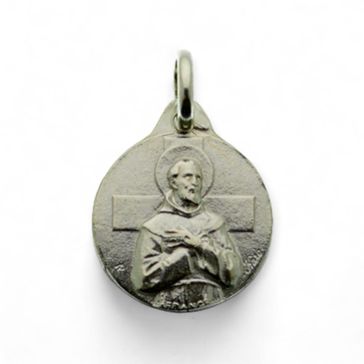 Medalla de San Francisco de Asís en plata
