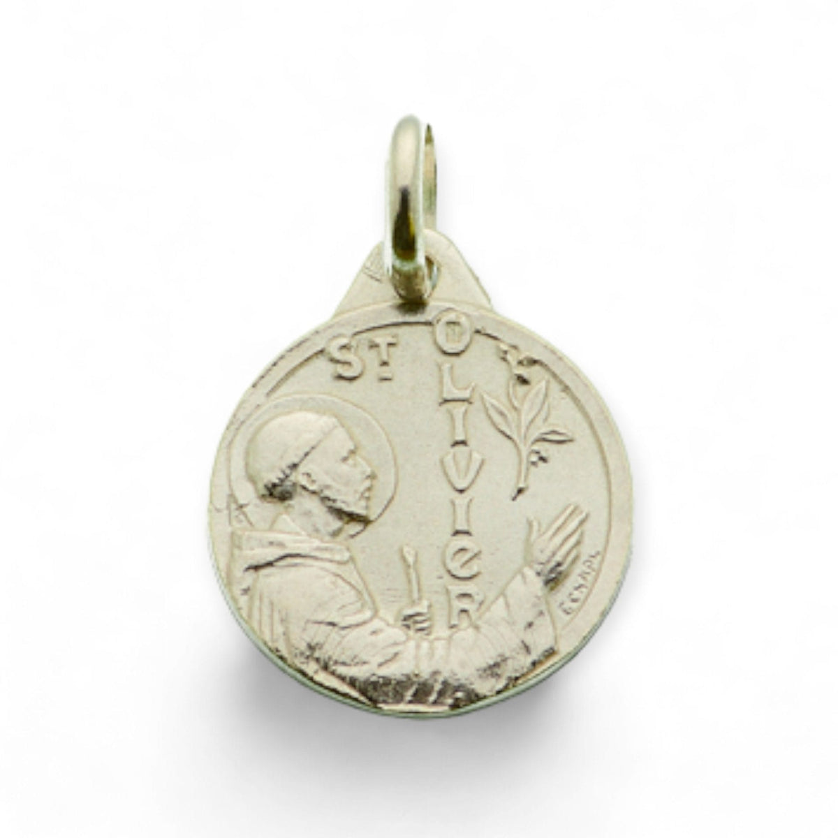 Medalla de San Oliver en plata