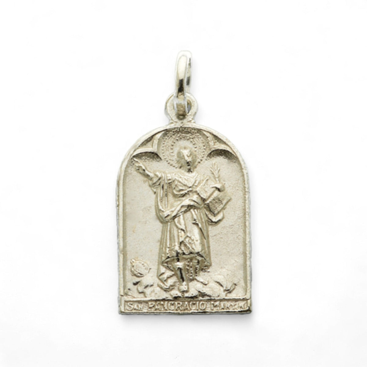 Medalla de San Pancracio en plata