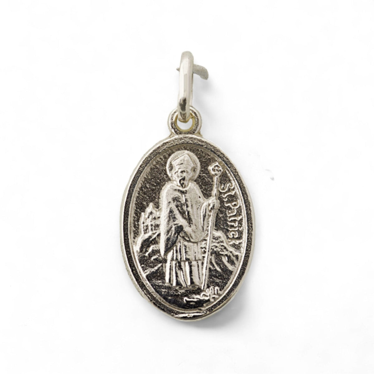 Medalla de San Patricio en plata