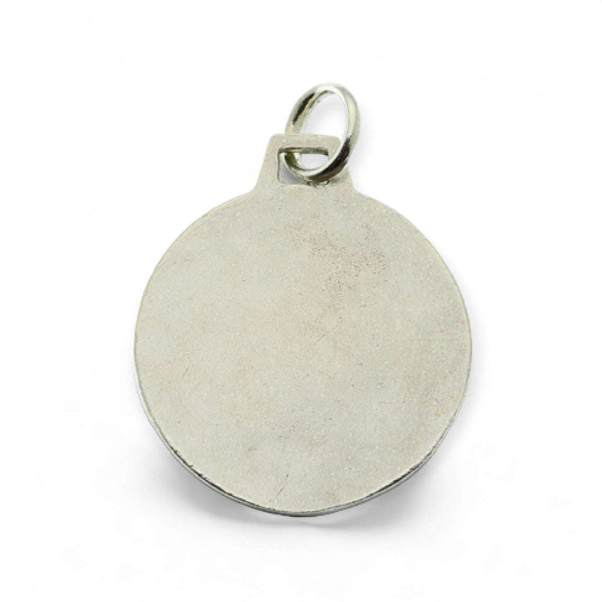 Medalla de Santa Teresita en plata - detalle
