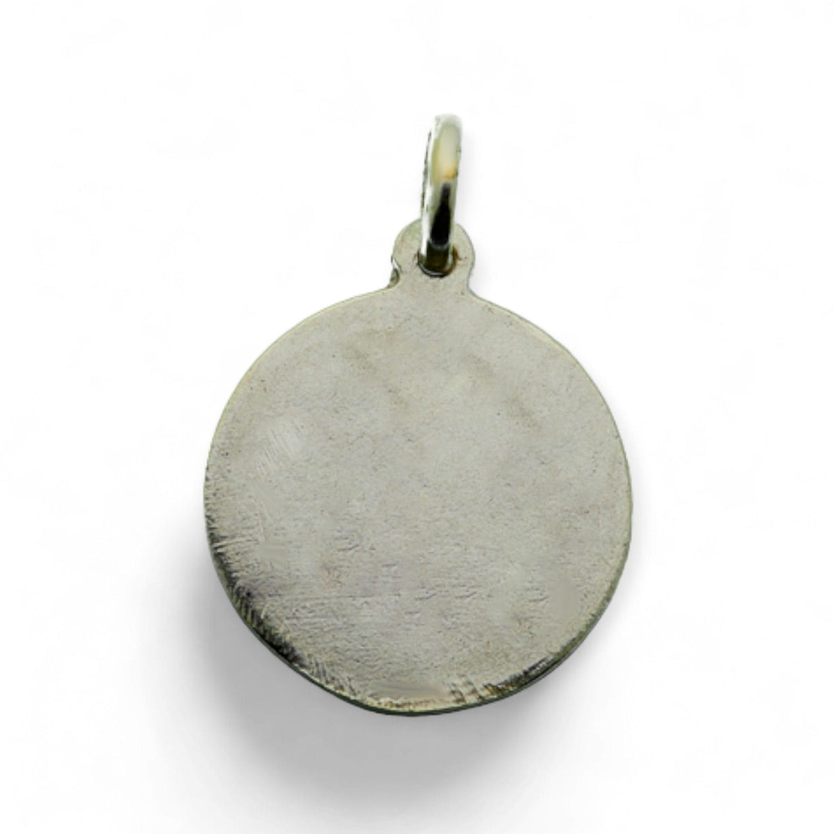 Medalla de Santo Tomás de Aquino en plata - detalle