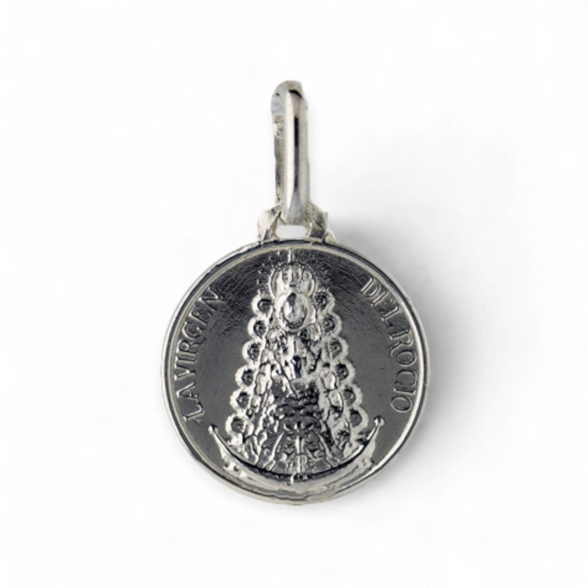 Medalla de la Virgen del Rocío en plata