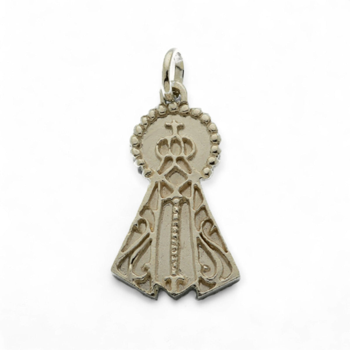 Medalla de la Virgen del Valle en plata