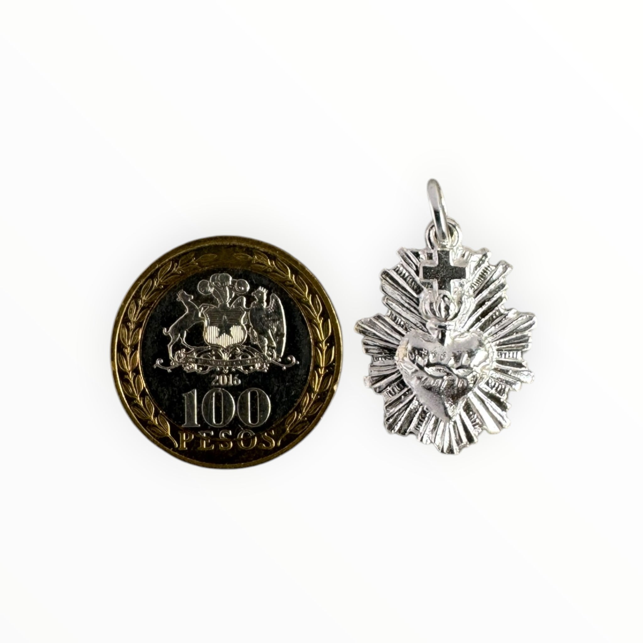 medalla corazon detente plata referencia