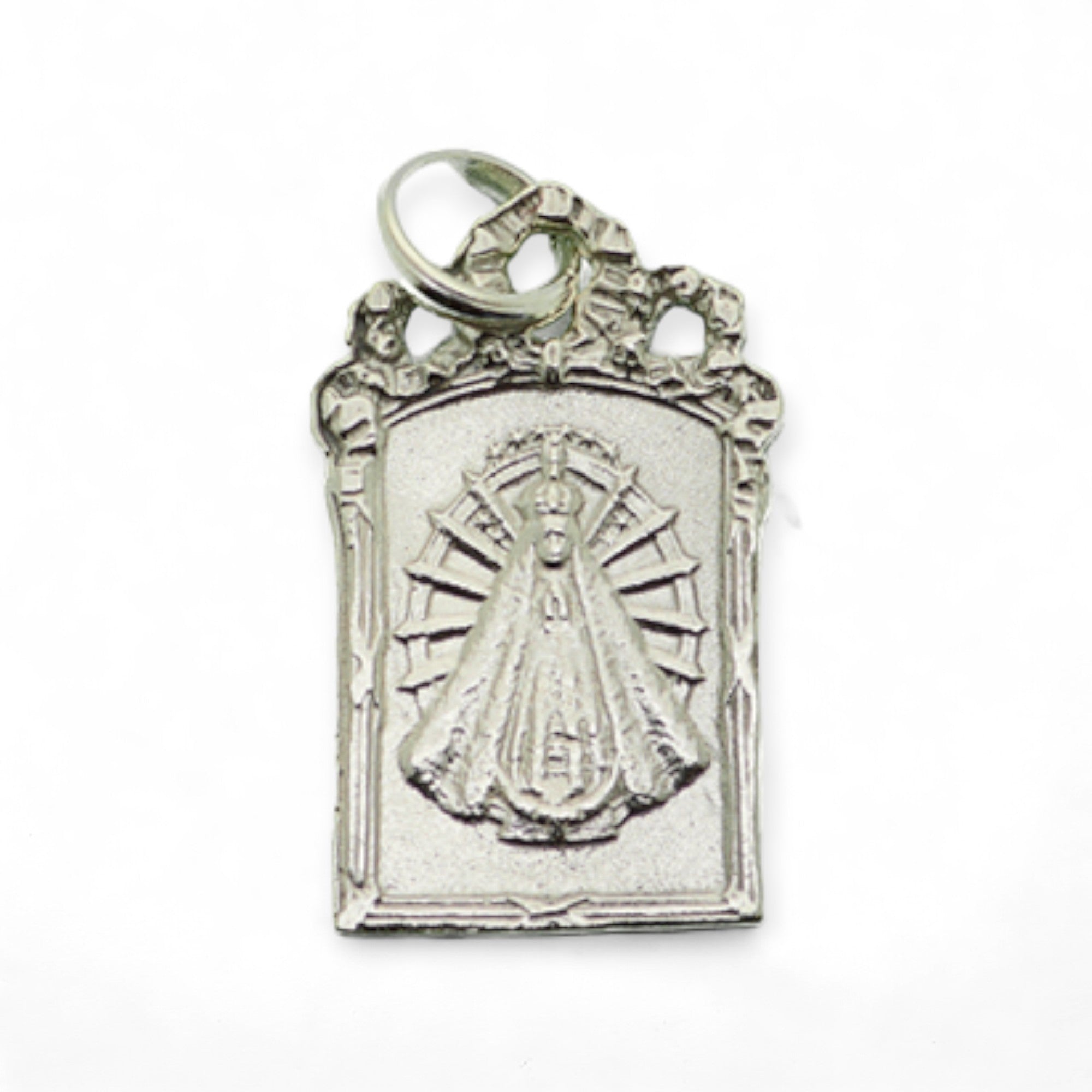 medalla escapulario virgen de lujan plata