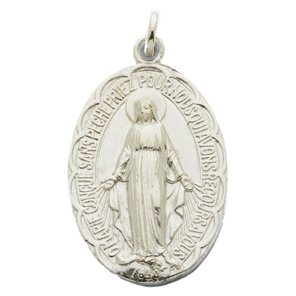 medalla milagrosa plata v3 35mm