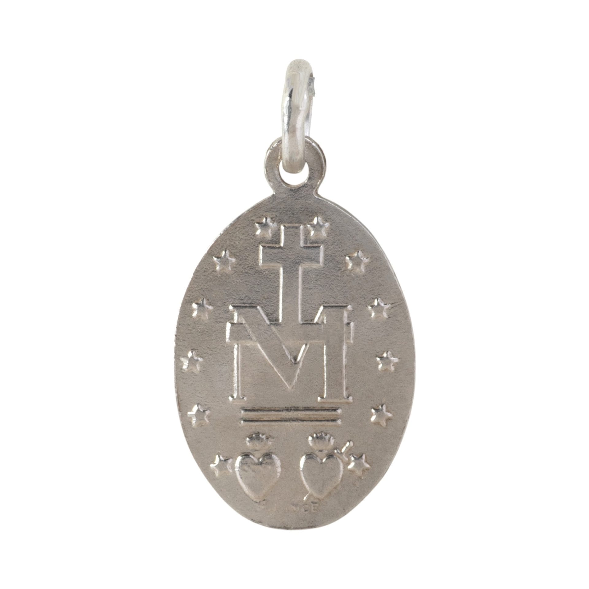 medalla milagrosa plata v5 24mm reves