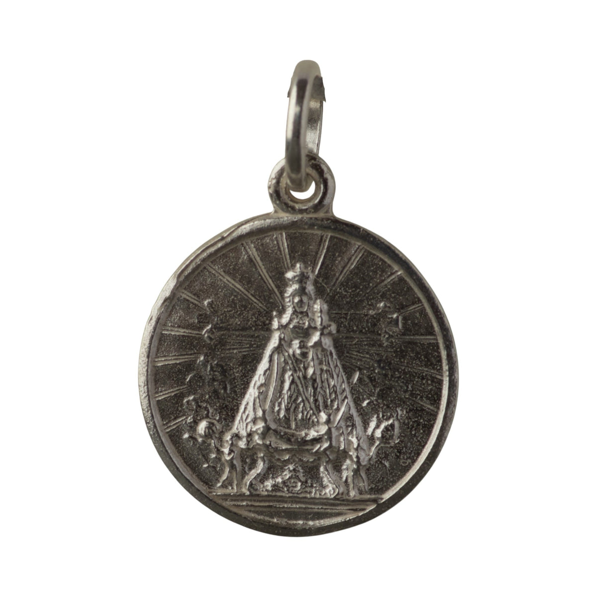Medalla de Nuestra Señora de la Fuensanta en plata