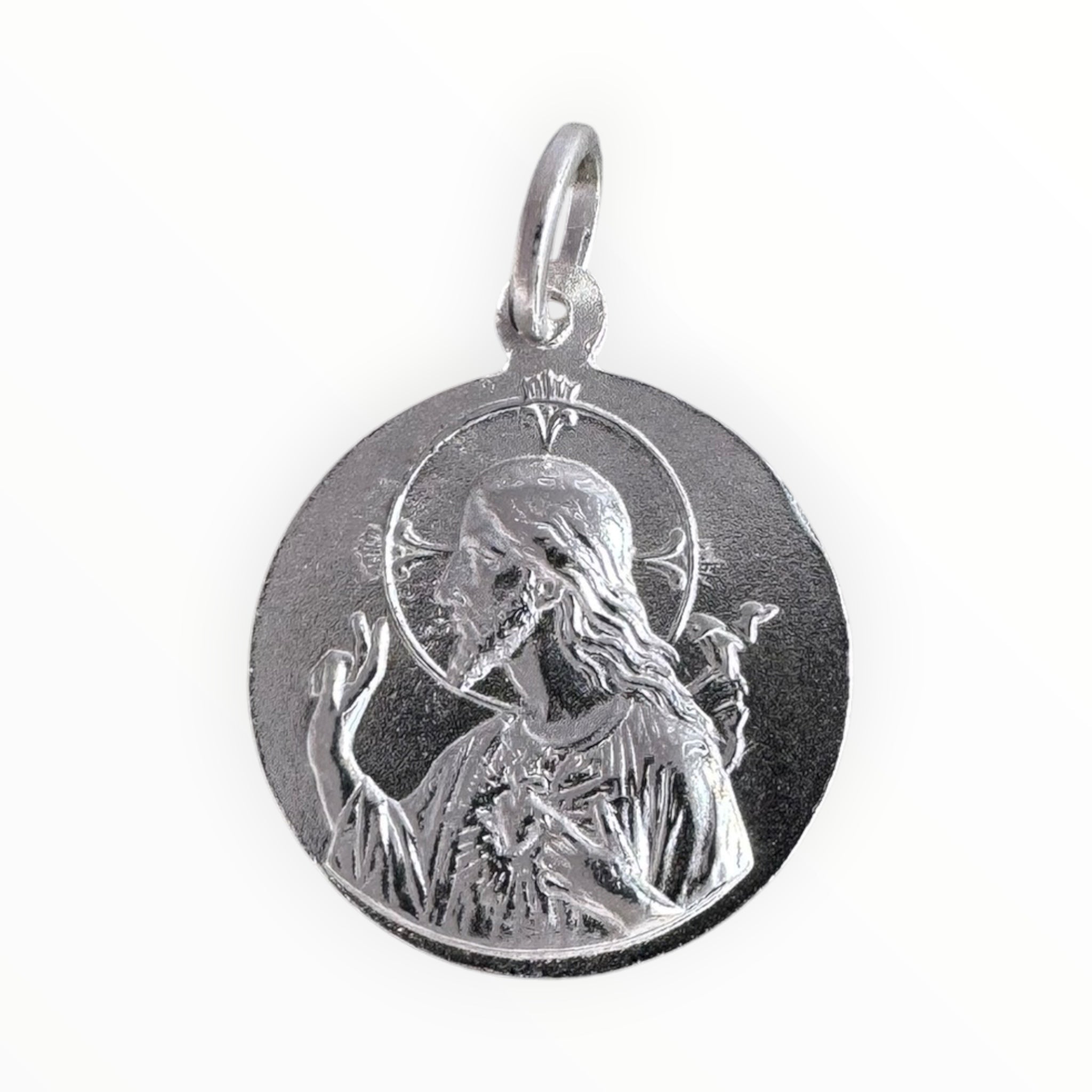 Medalla de Nuestra Señora de Coromoto en plata - reverso