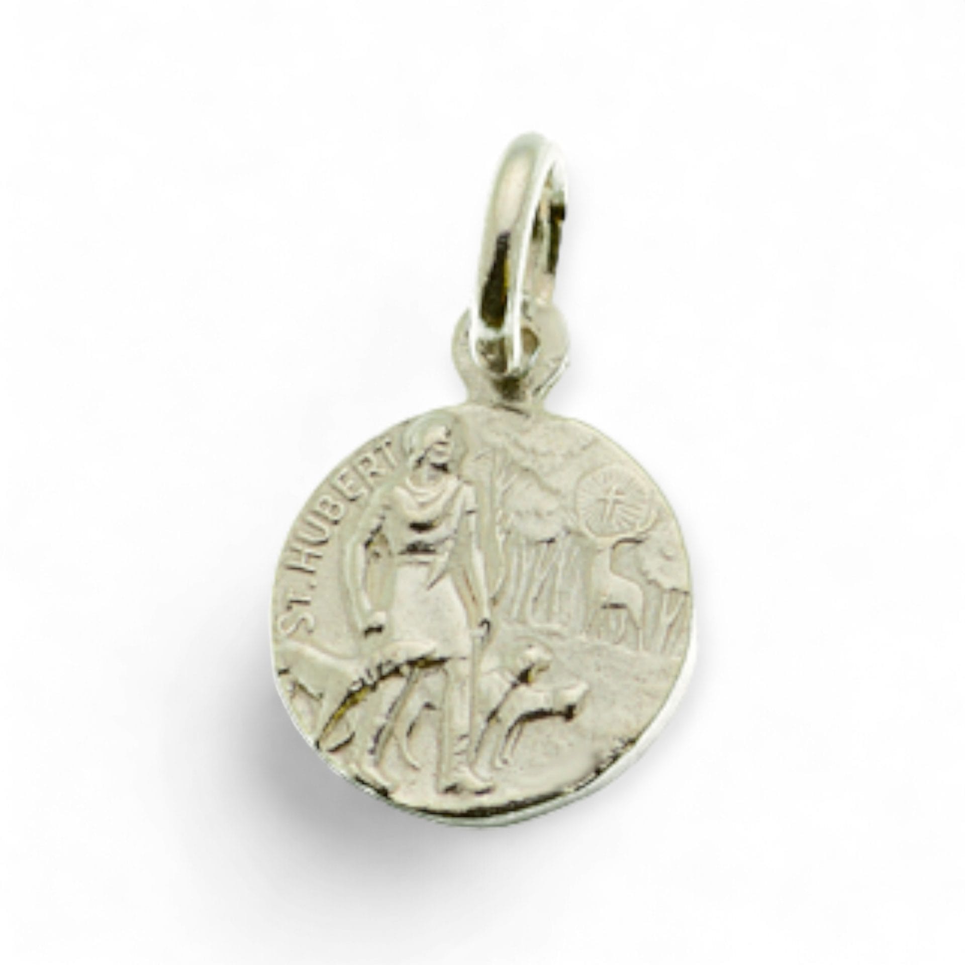 medalla san benito y san huberto de plata reves
