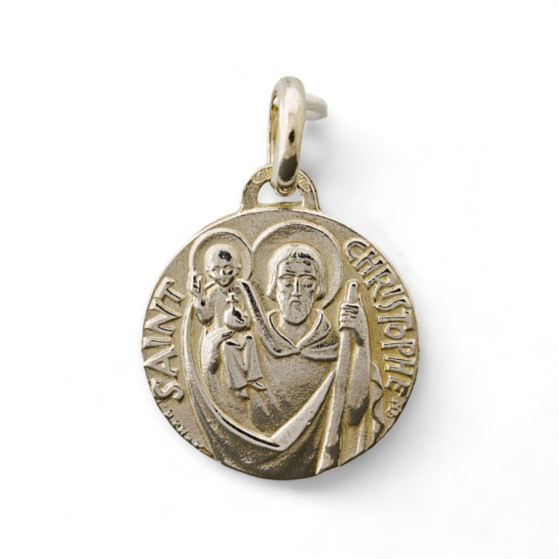 medalla san cristobal plata