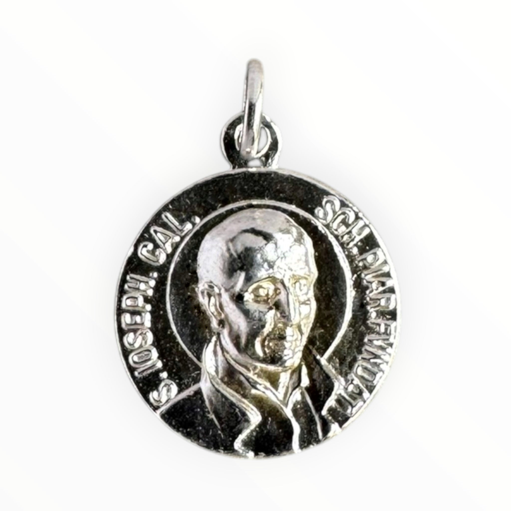 medalla san jose de calasanz plata