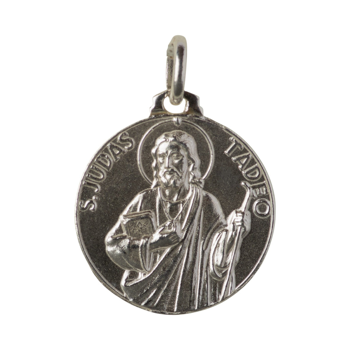Medalla de San Judas Tadeo en plata - 20mm