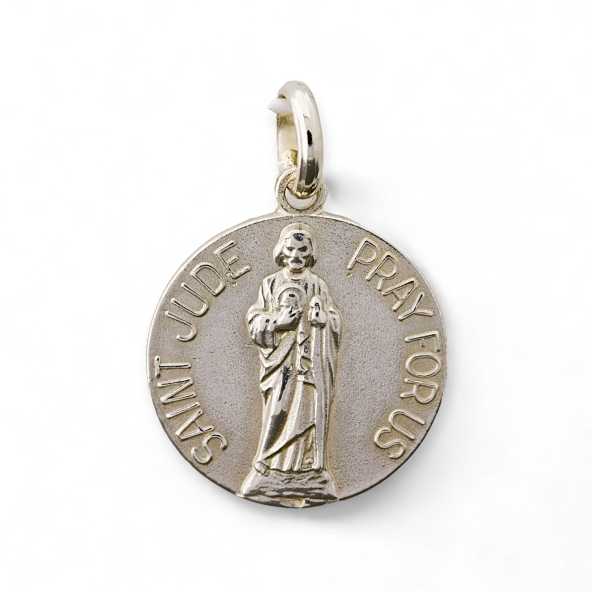 medalla san judas tadeo plata
