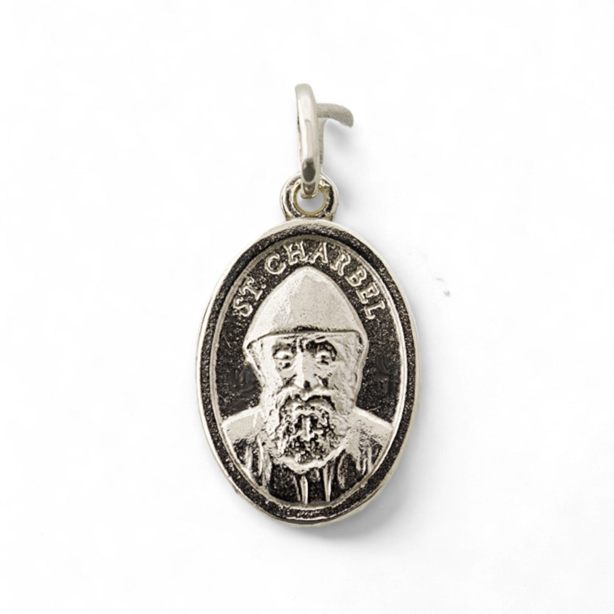 Medalla de San Charbel en plata