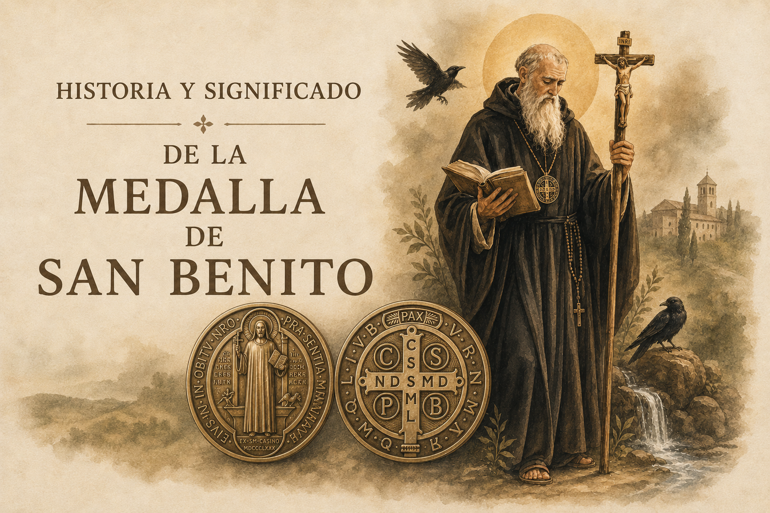 historia y significado de la medalla de san benito