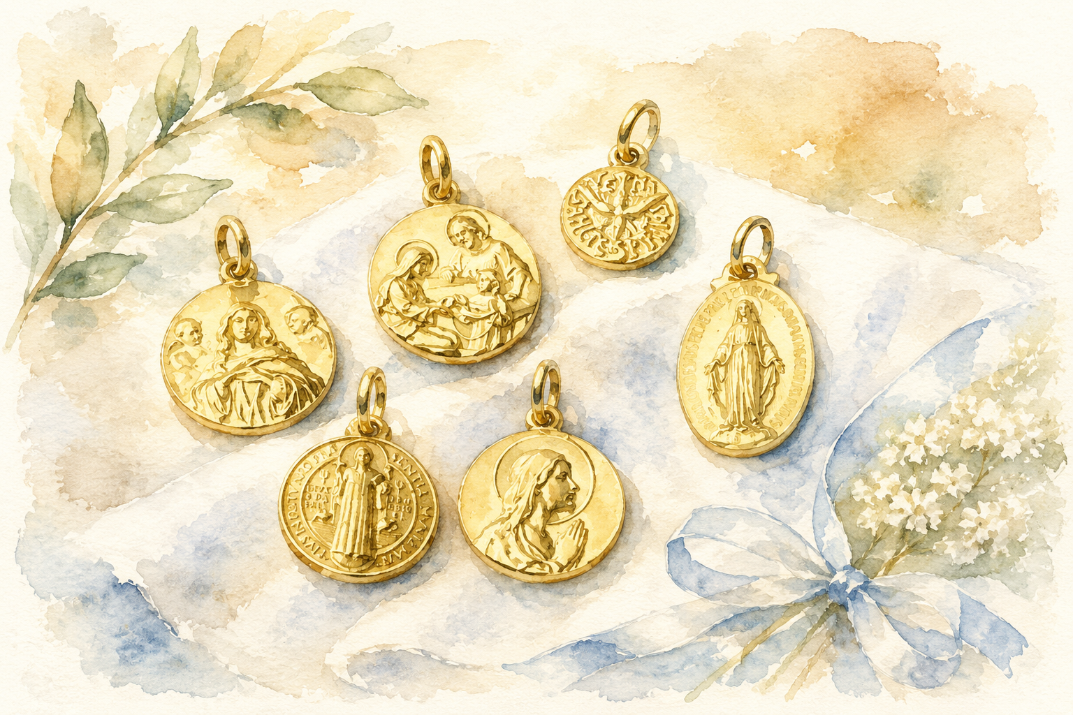 Medallas para bautizo
