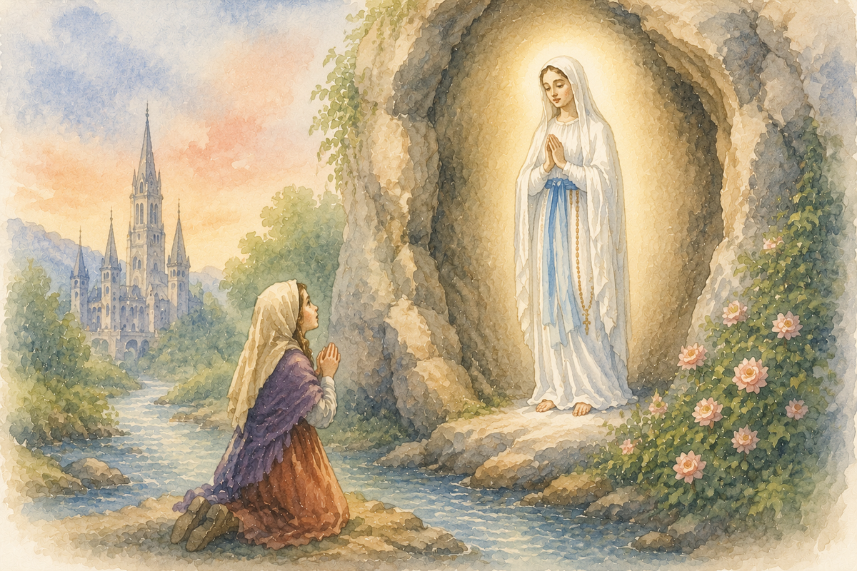 Virgen de Lourdes