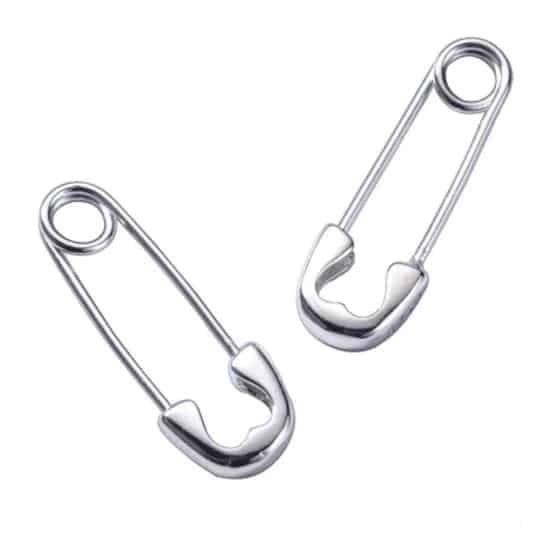 Alfiler de plata para cuneros