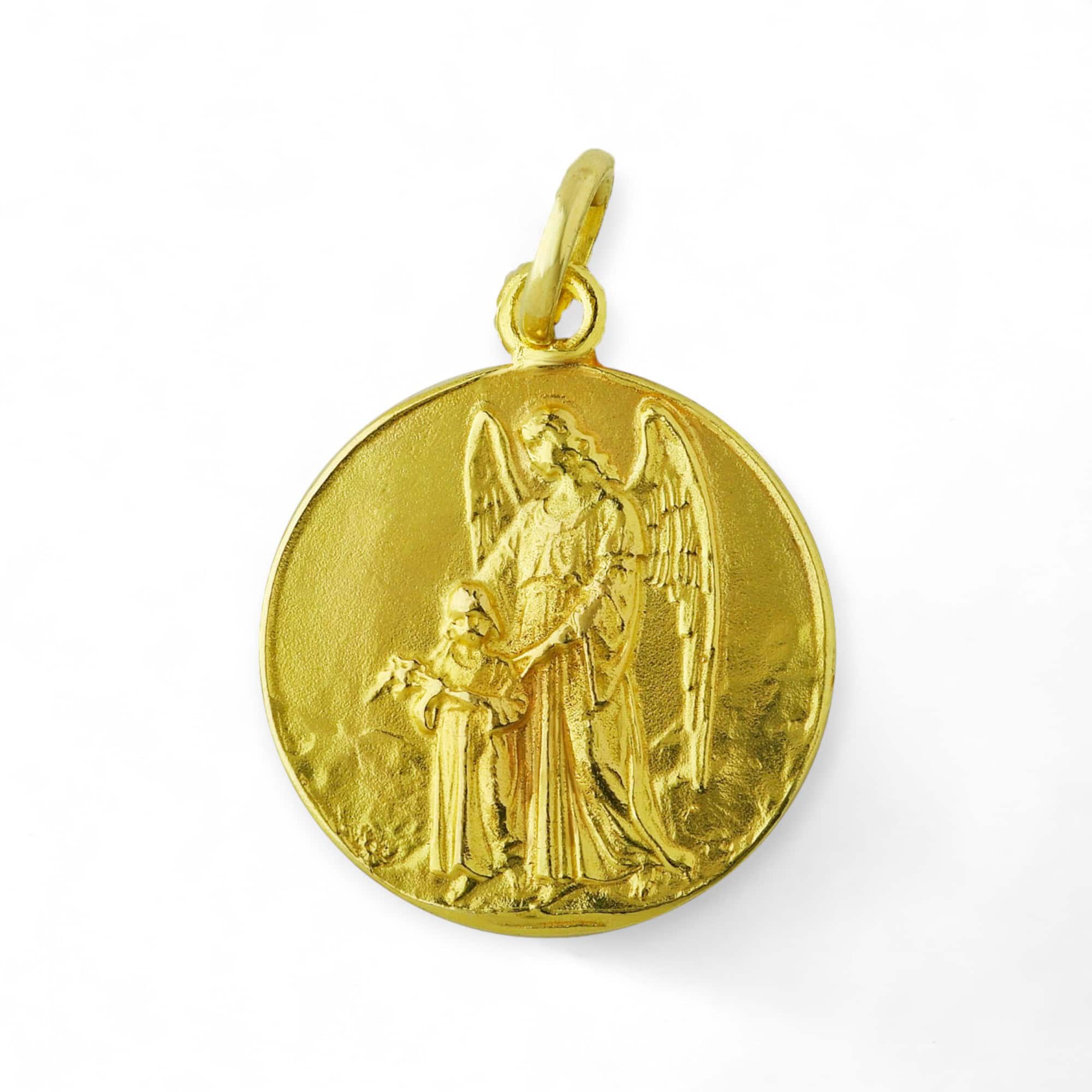Medalla Ángel de la Guarda Oro 18k
