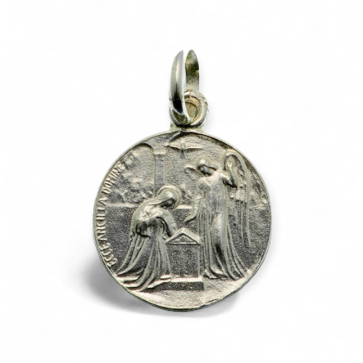 Medalla del Arcángel Gabriel en plata
