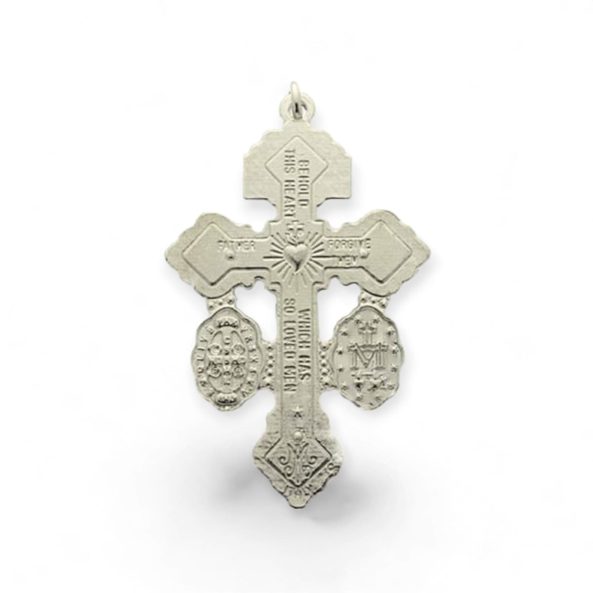 Cruz del Perdón en plata - reverso