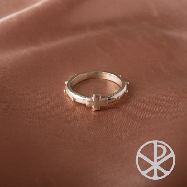 Anillo Denario con puntitos