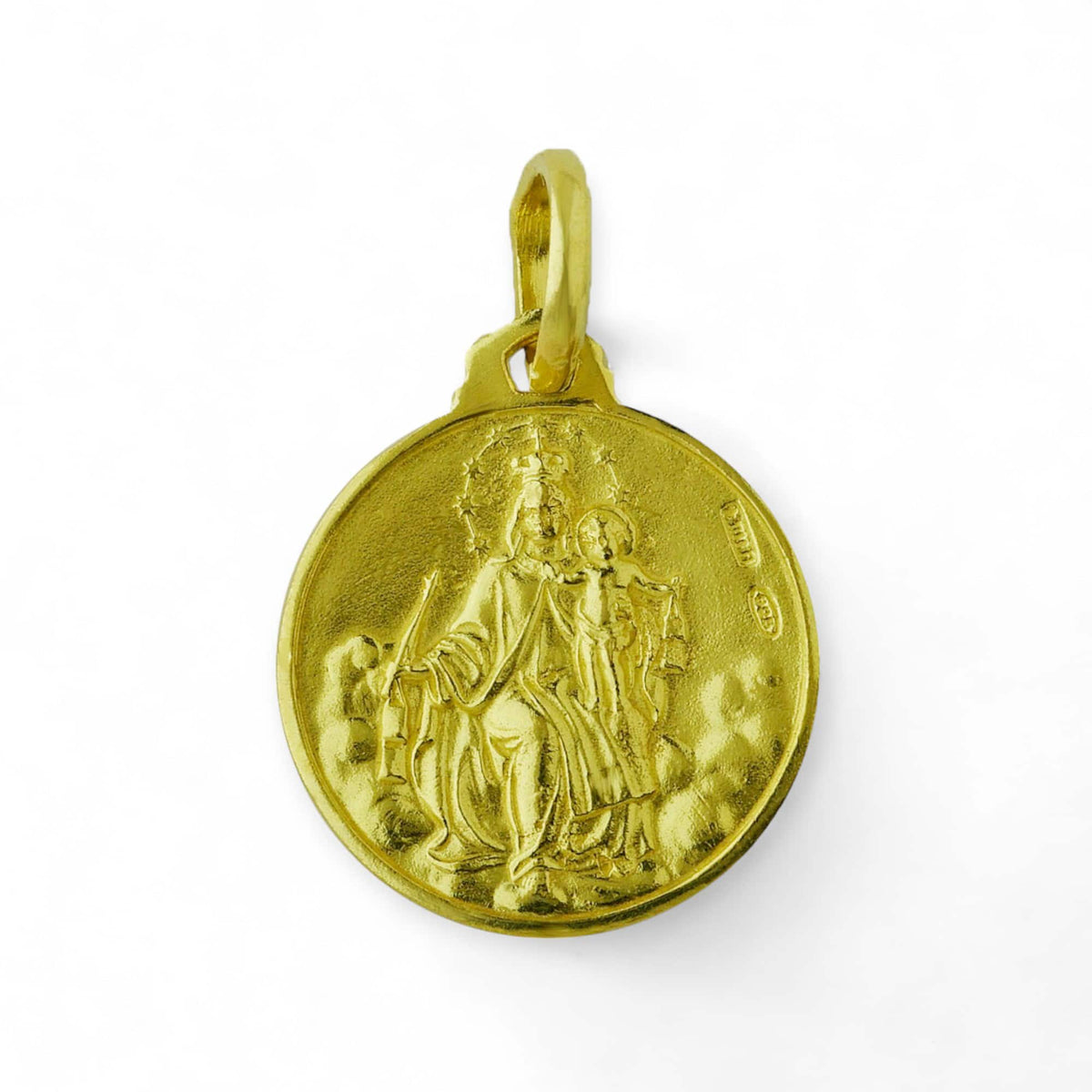 Medalla Escapulario en oro 18k