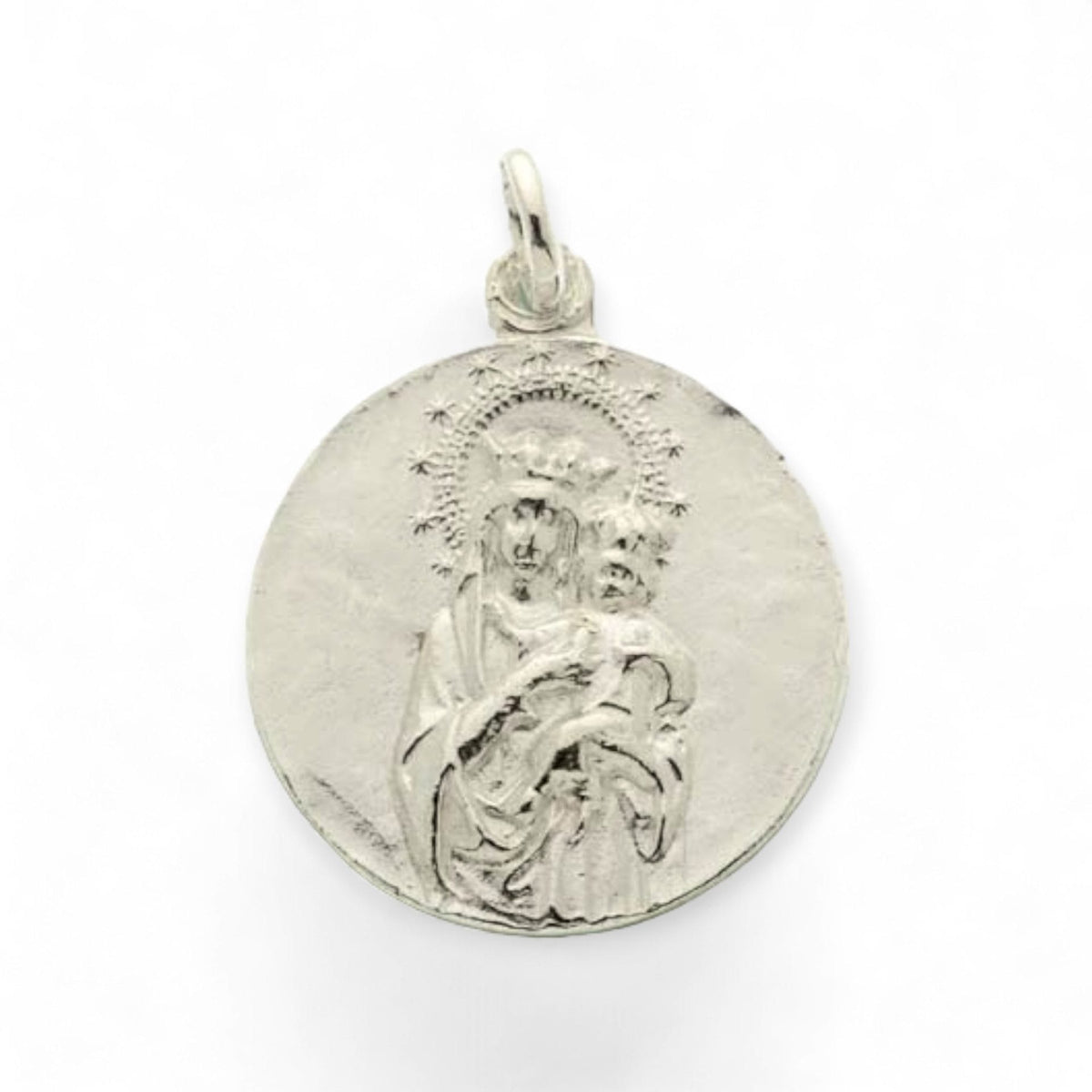 Medalla Escapulario en plata - 22mm