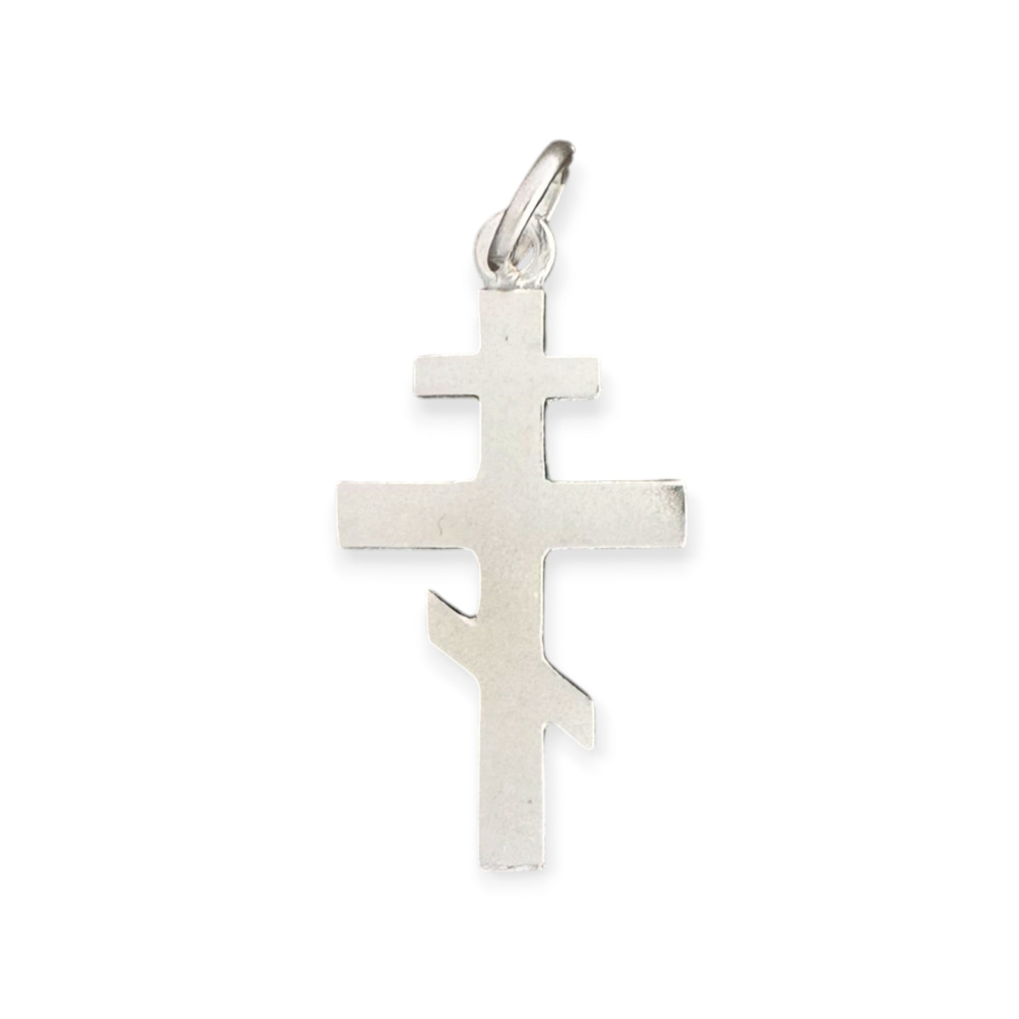 Cruz ortodoxa de plata