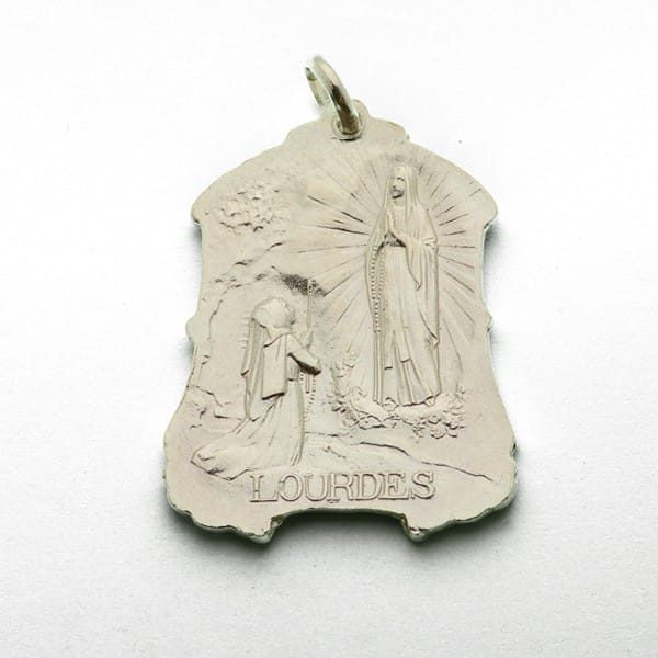 Medalla Inmaculada concepción y Virgen de Lourdes