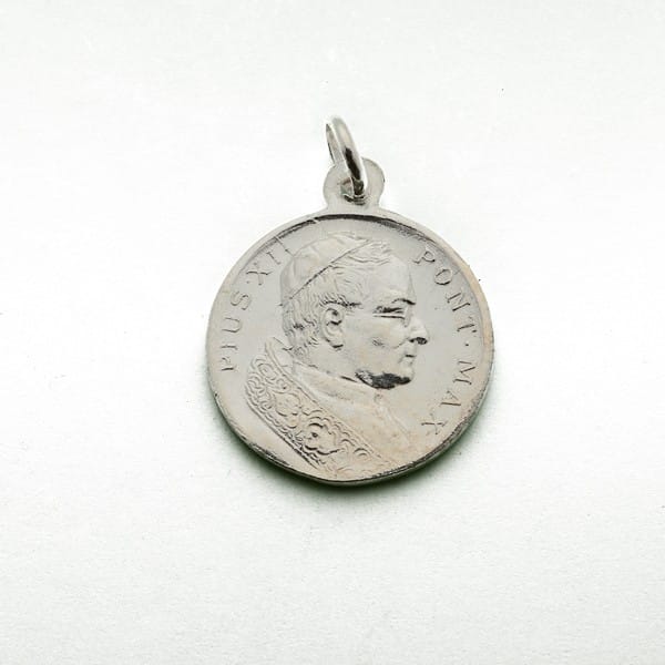 Medalla Jesús y Papa Pío XI