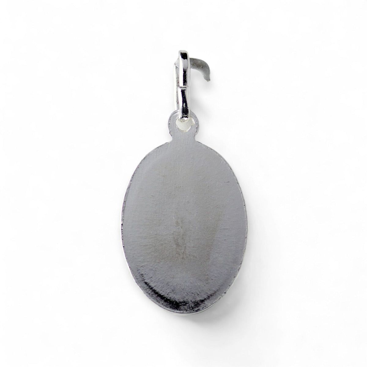 Medalla del Divino Niño en plata - tamaño grande detalle