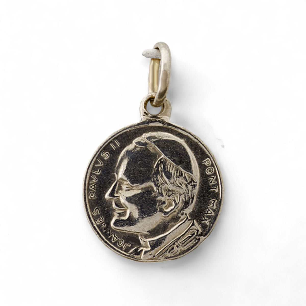 Medalla de Juan Pablo II en plata