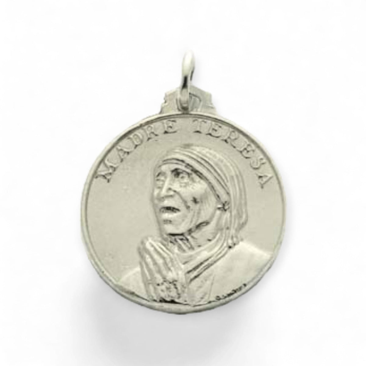 Medalla de Madre Teresa de Calcuta en plata